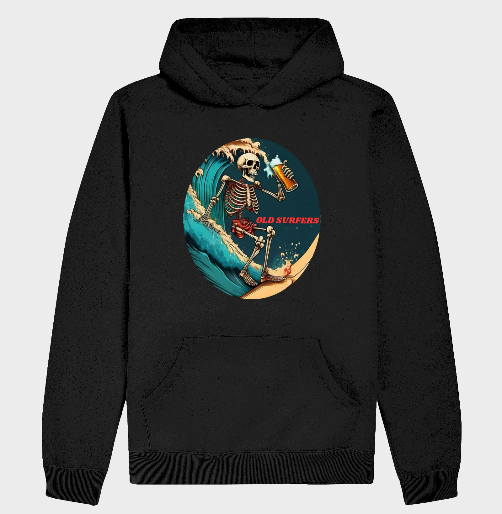 Camisa Oversized Skull & Beer