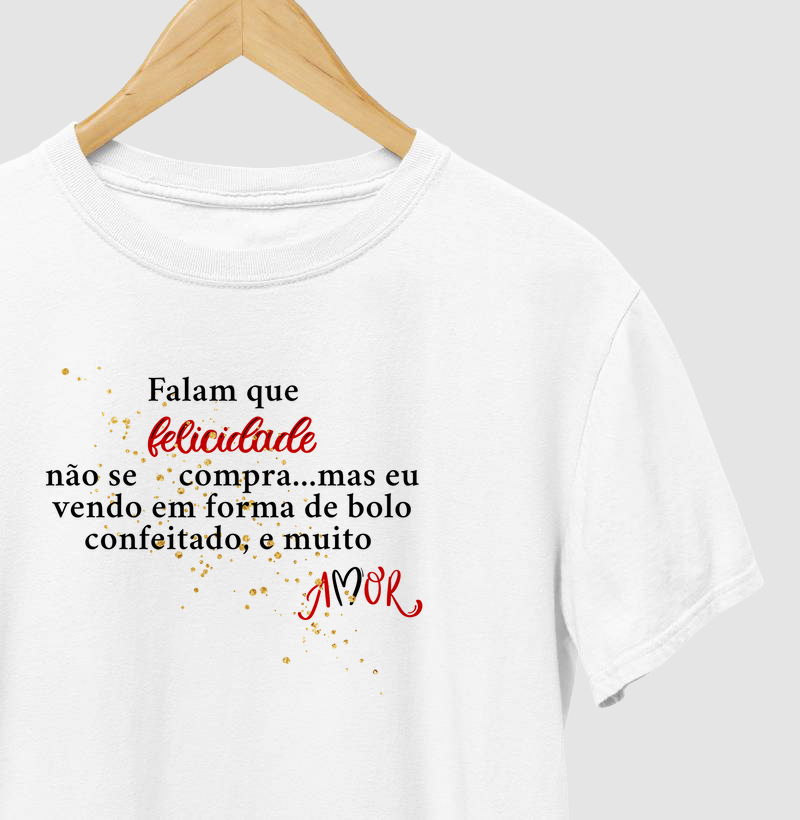 T-shirt felicidade 