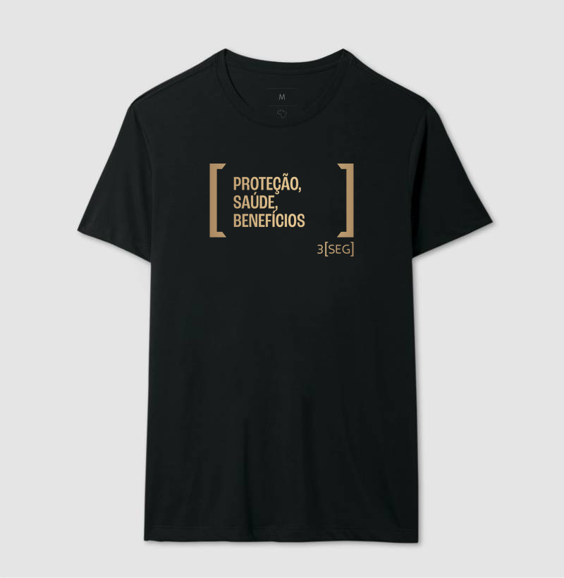 camiseta algodão 3seg proteção 2026