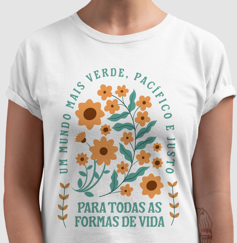 Um mundo mais verde, pacífico e justo