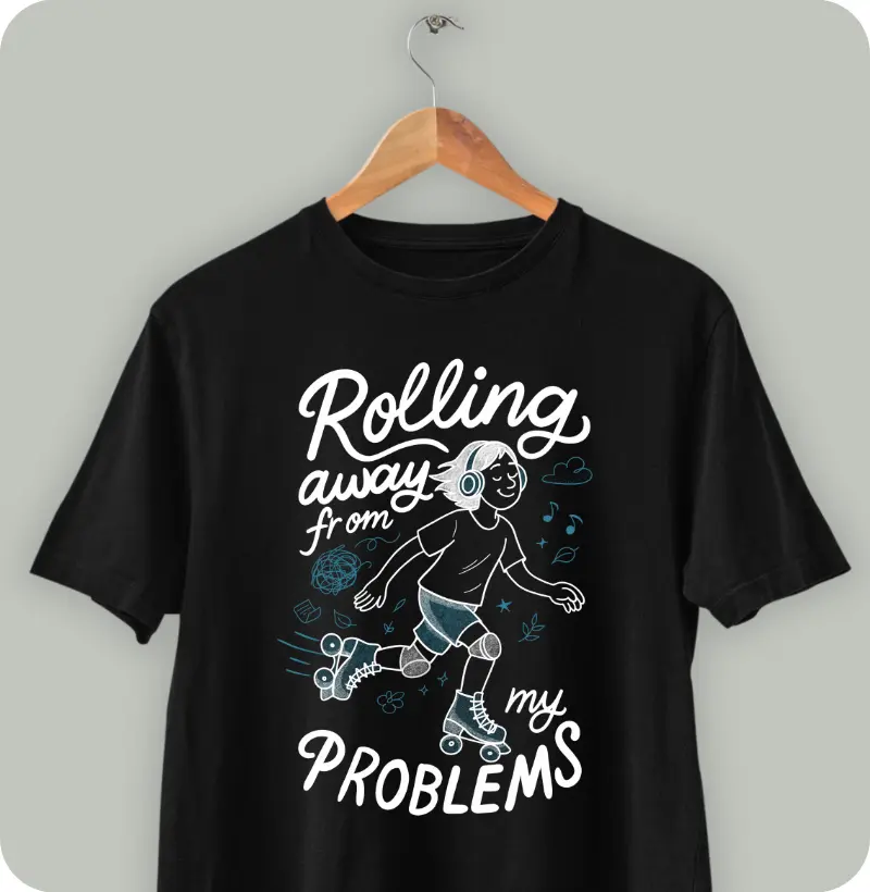 Rolling away from my problems - Quad