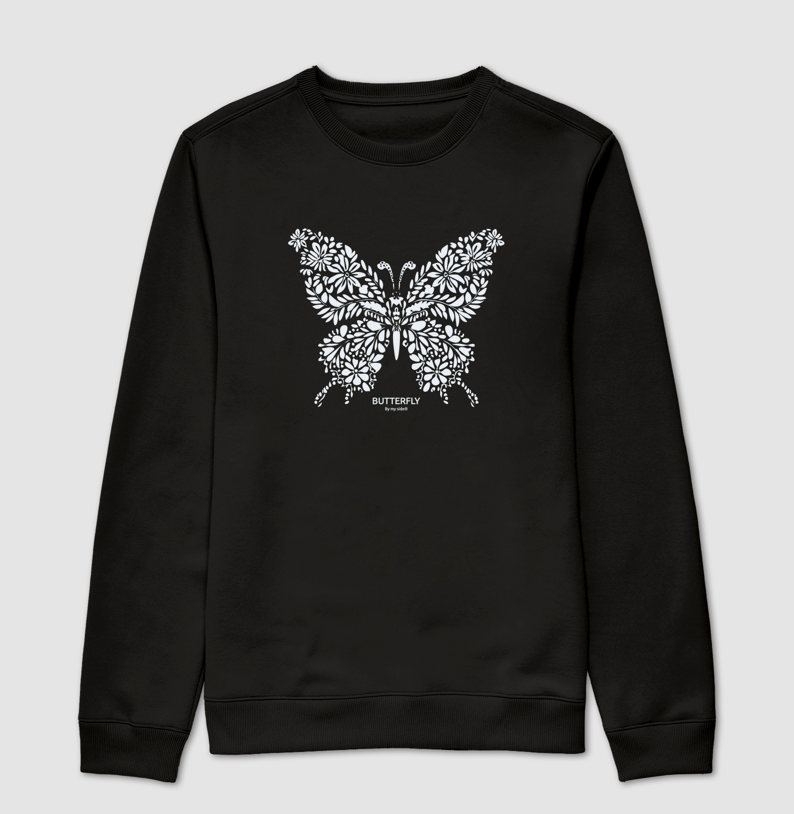 Borboleta Flores Azuis 01