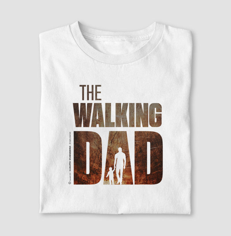 Camisa Walking Dad Branca Masculina