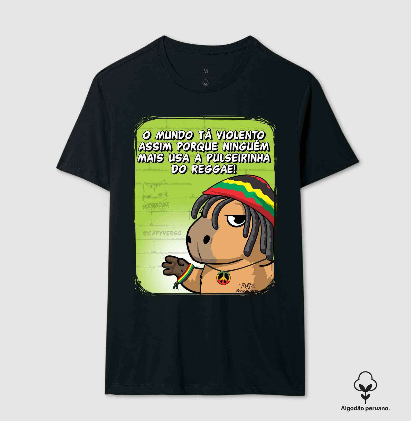 Camiseta Capivara Reggae