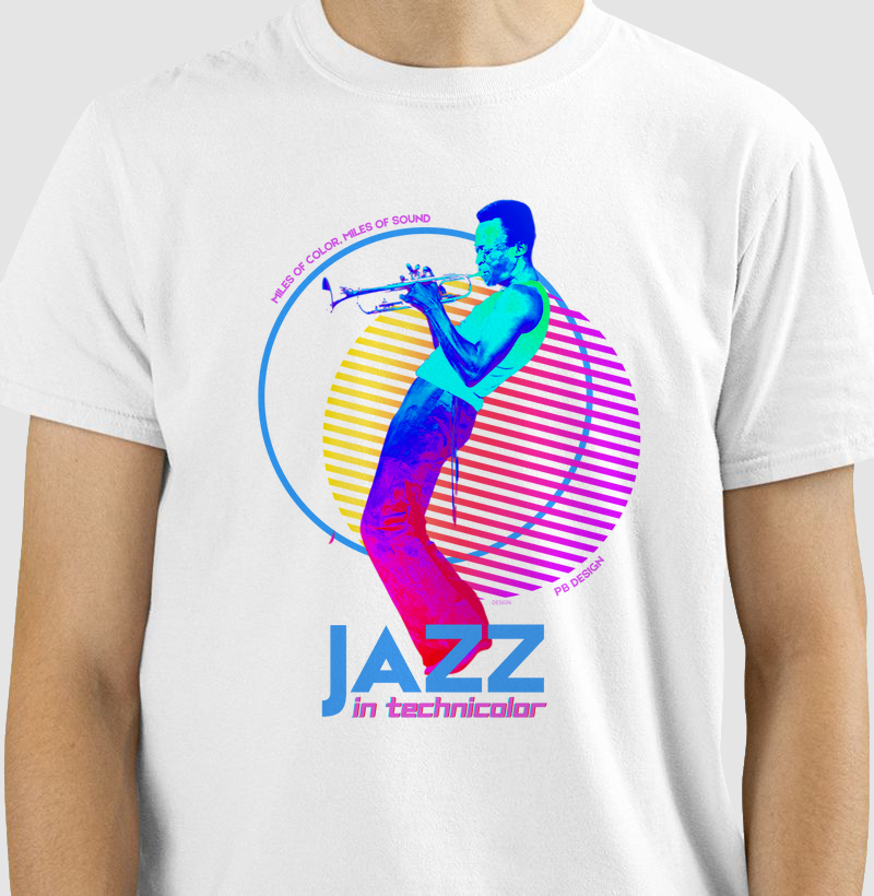 Camiseta Jazz In Technicolor