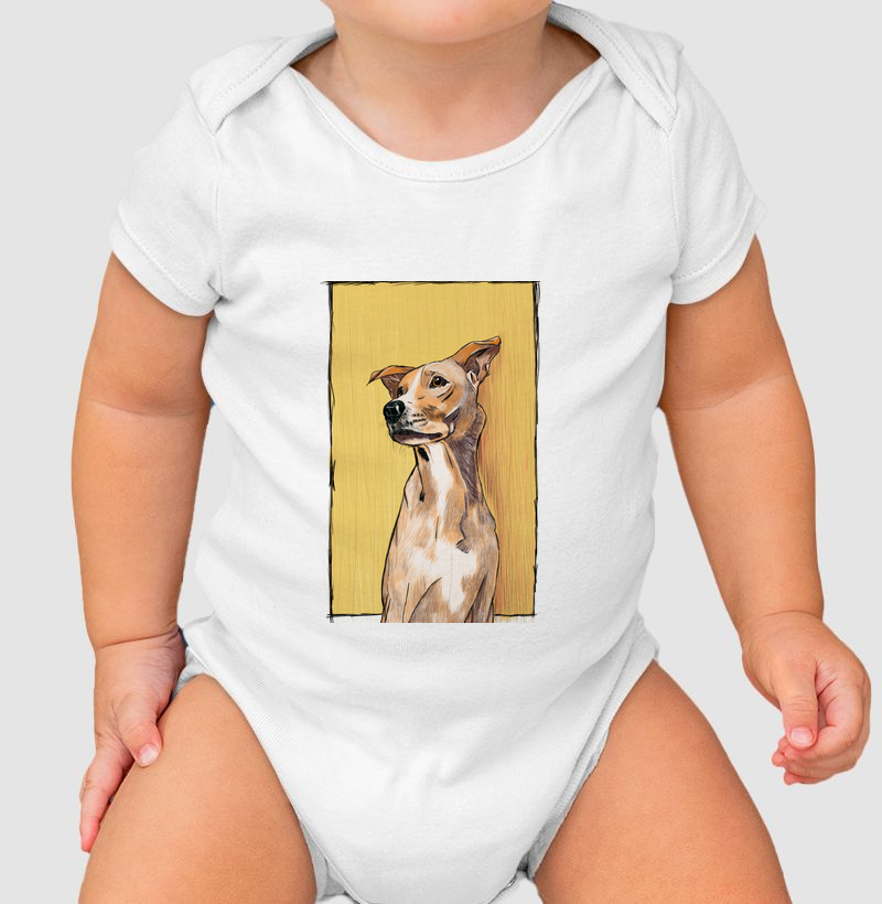 Body Infantil Cachorro Caramelo