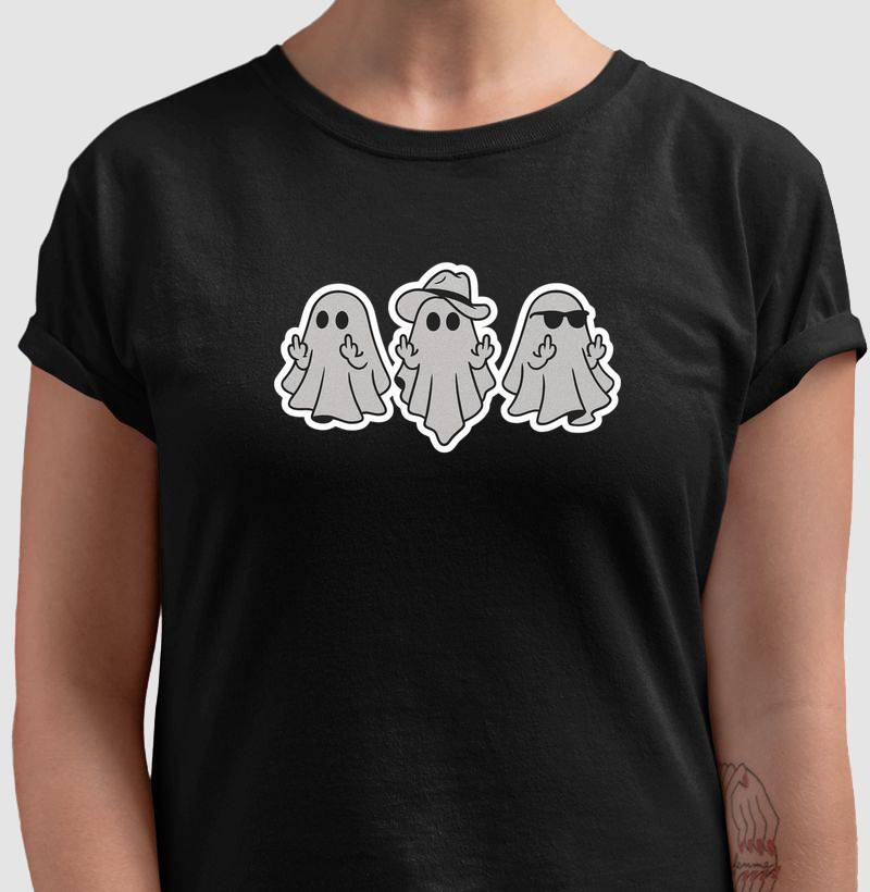Camiseta "Emoticons dedo do meio"
