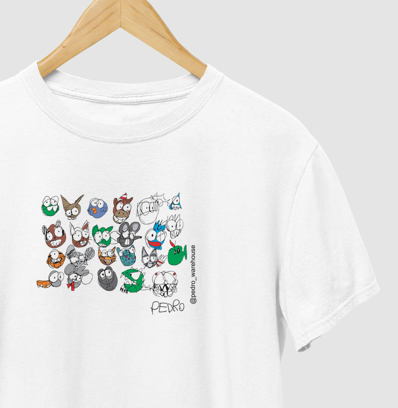 CAMISETA MASC/FEM - MONSTROS
