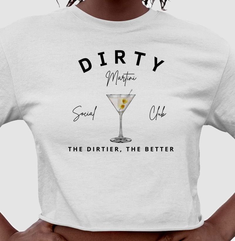 Cropped Dirty Martini
