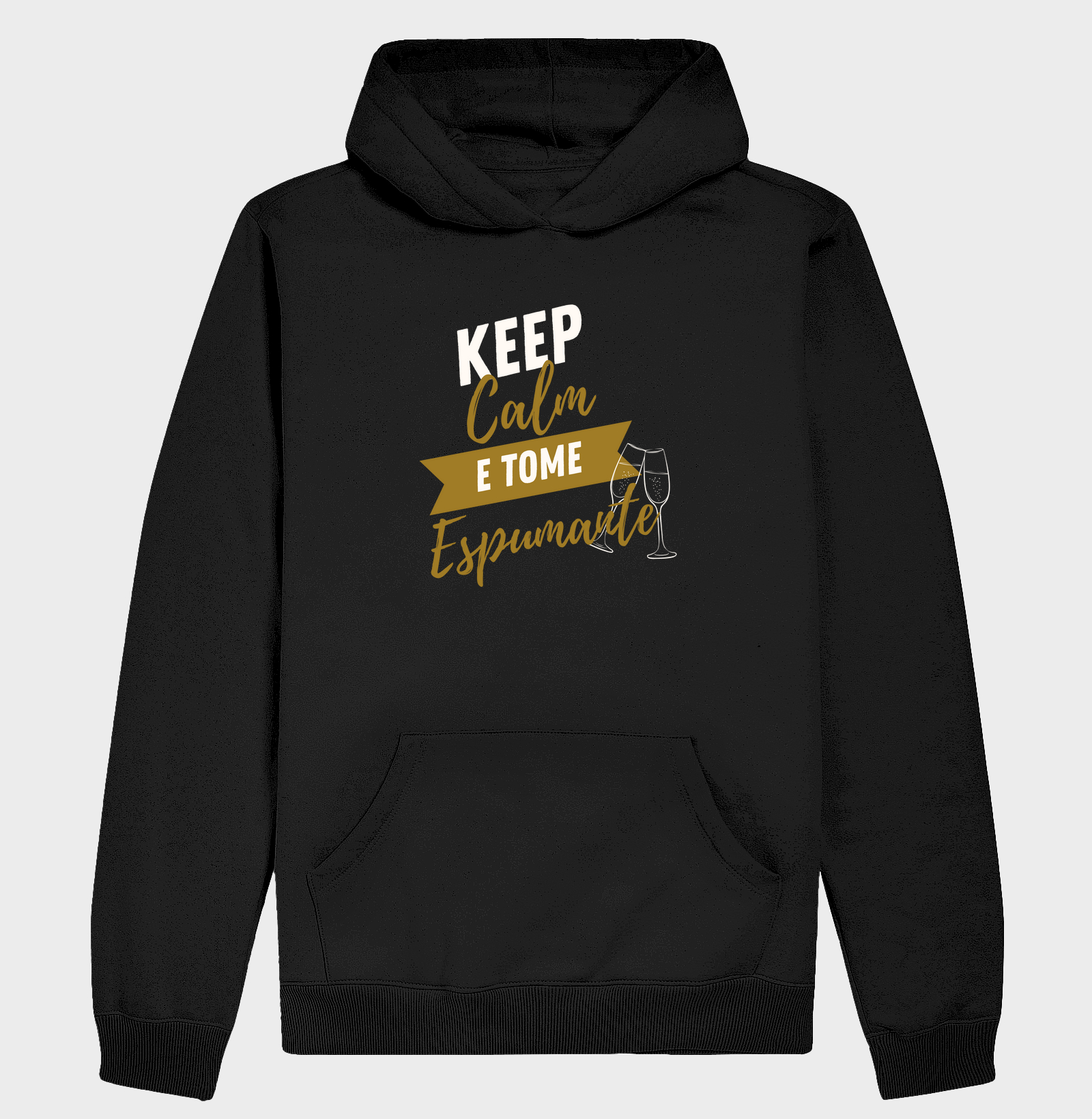 Camiseta Keep Calm e Tome Espumante