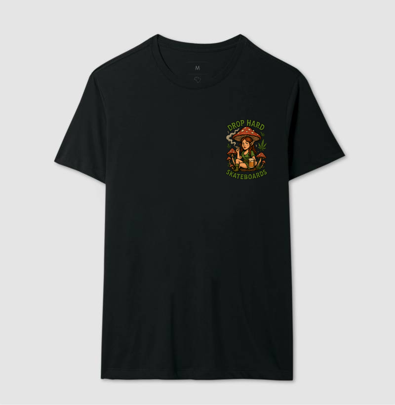 Camiseta basica drop hard mina duende