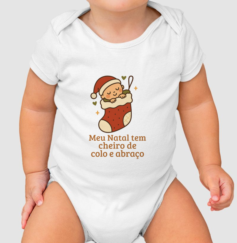 Meu Natal tem cheiro de colo e abraço