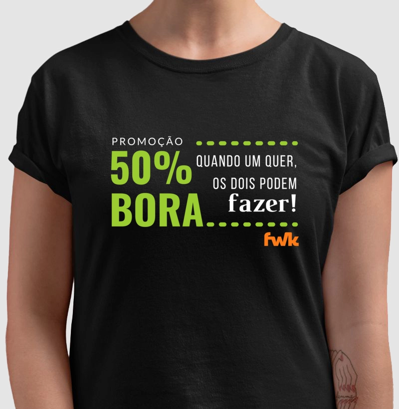CAMISETA Quando um quer 