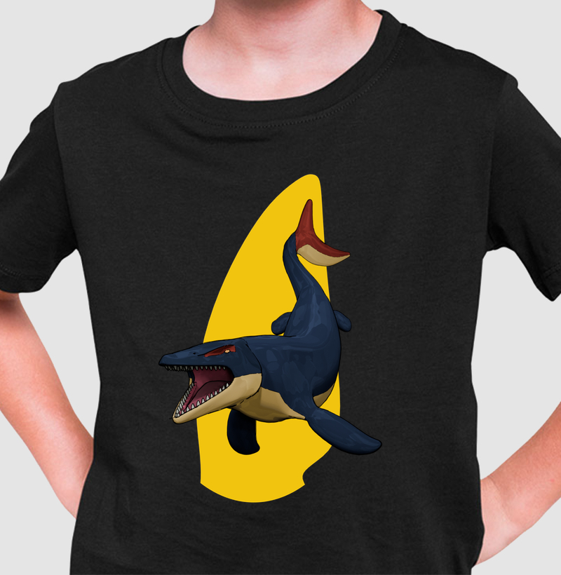 Camisa Algodão Estampada Mosassauro Premium