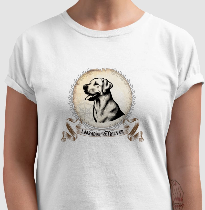 Camiseta Labrador Retriever Brasão!