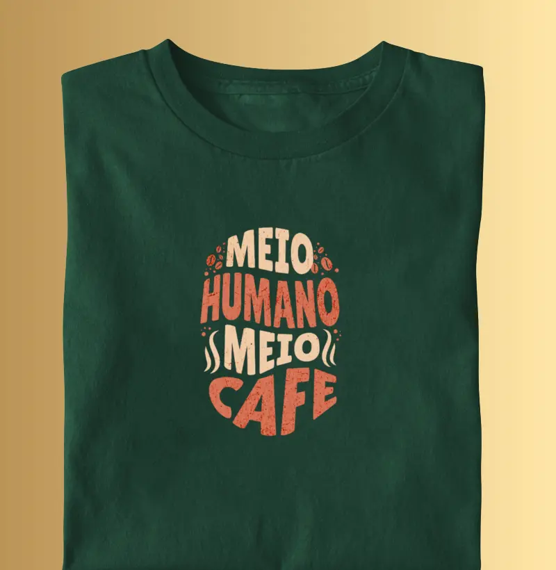 Meio humano meio café