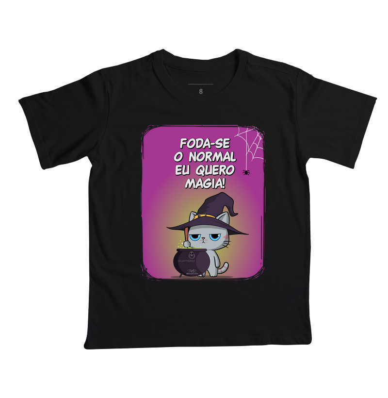 Camiseta Gato Sincero Magia