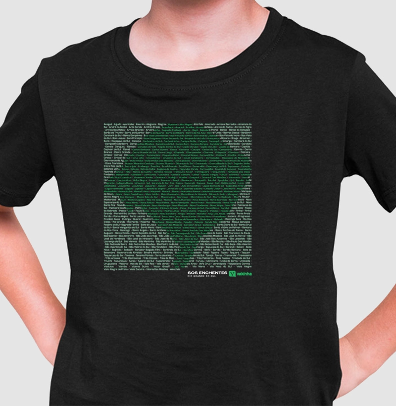 CAMISETA INFANTIL - CIDADES DO RS
