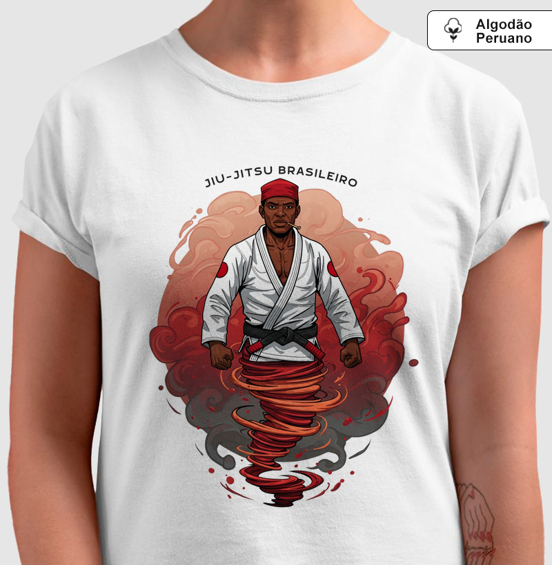 Saci-Pererê - Jiu-Jitsu - Algodão Peruano