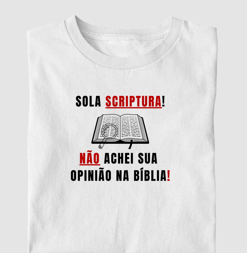 Não Achei Sua Opinião na Bíblia