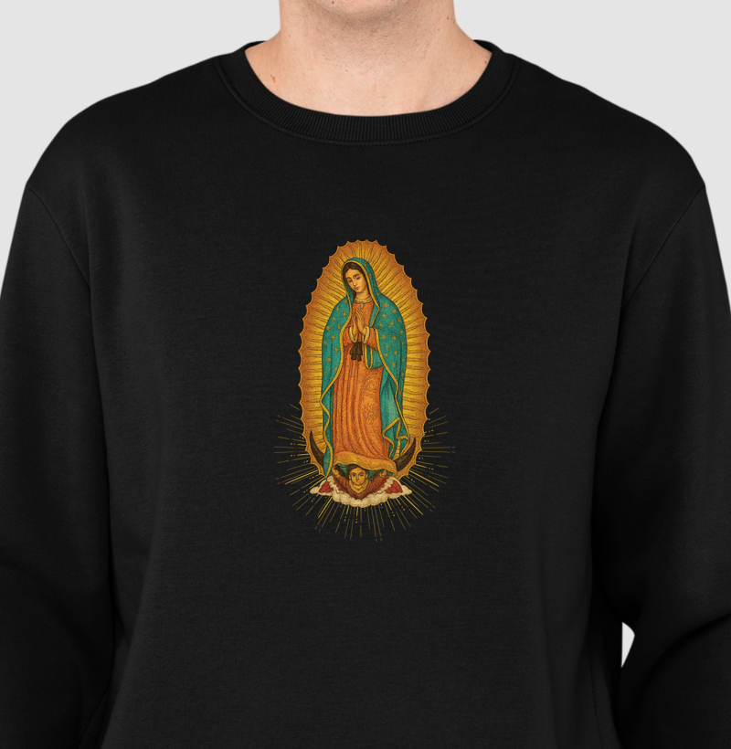 Nossa Senhora de Guadalupe - suéter slim premium