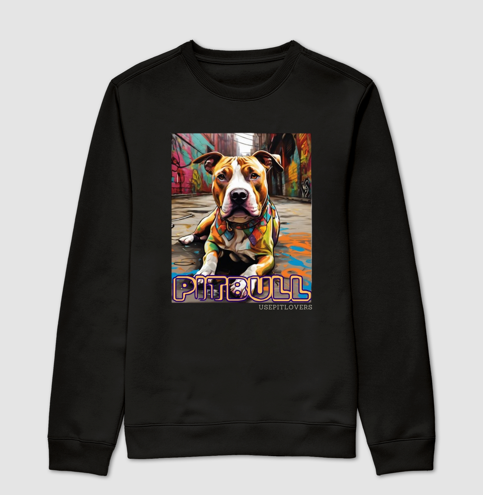 PIT BULL GRAFITTE URBANO