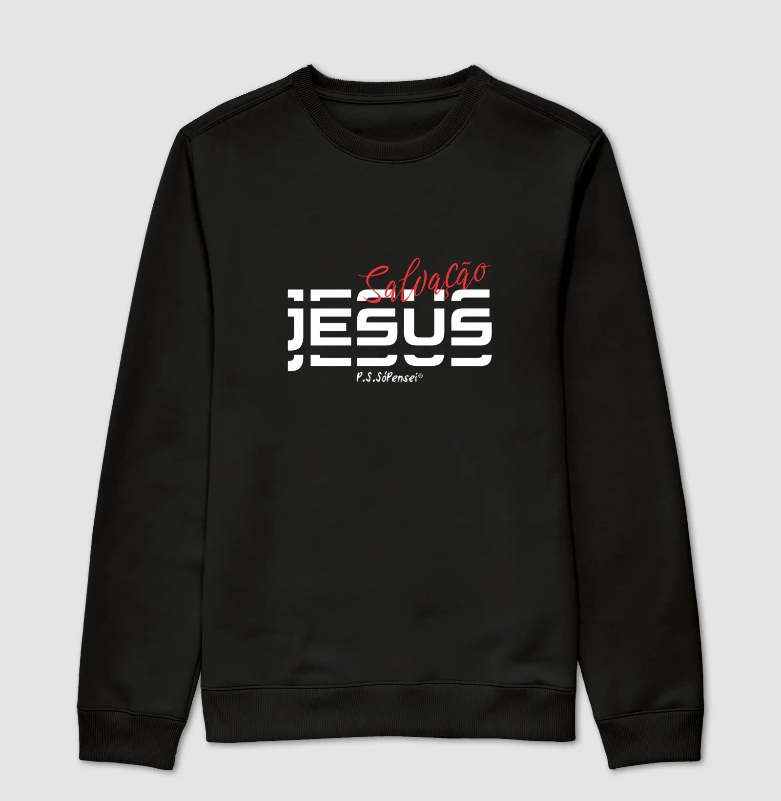 Hoddie - Jesus Salvação (vermelho)
