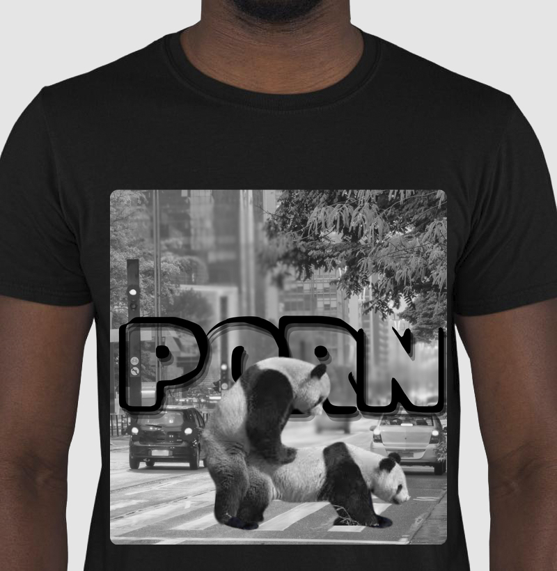 Camiseta Porn PANDA Av. Paulista PB| Fantástico Mundo da Biologia