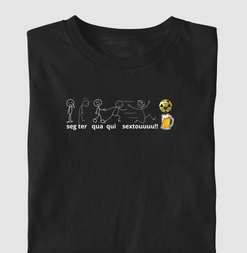 Camiseta Sextou futevôlei e resenha