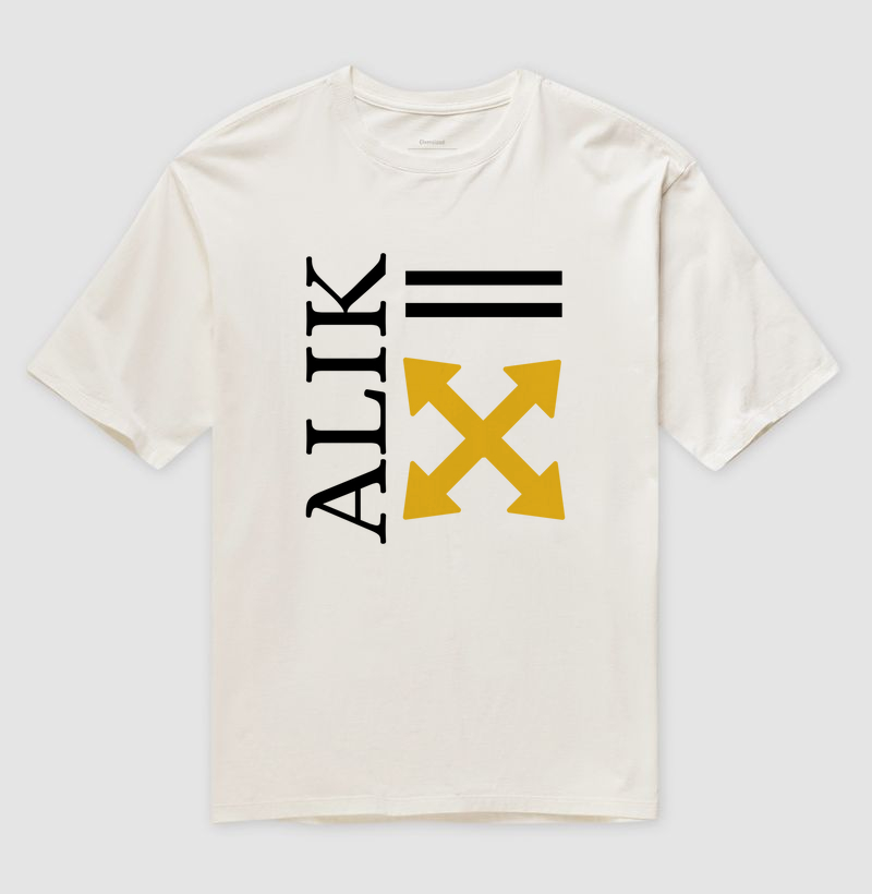 Camiseta oversized Alik Cruz