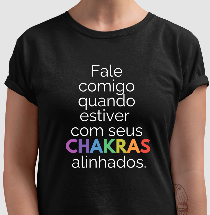 Camisetas Chakras alinhados