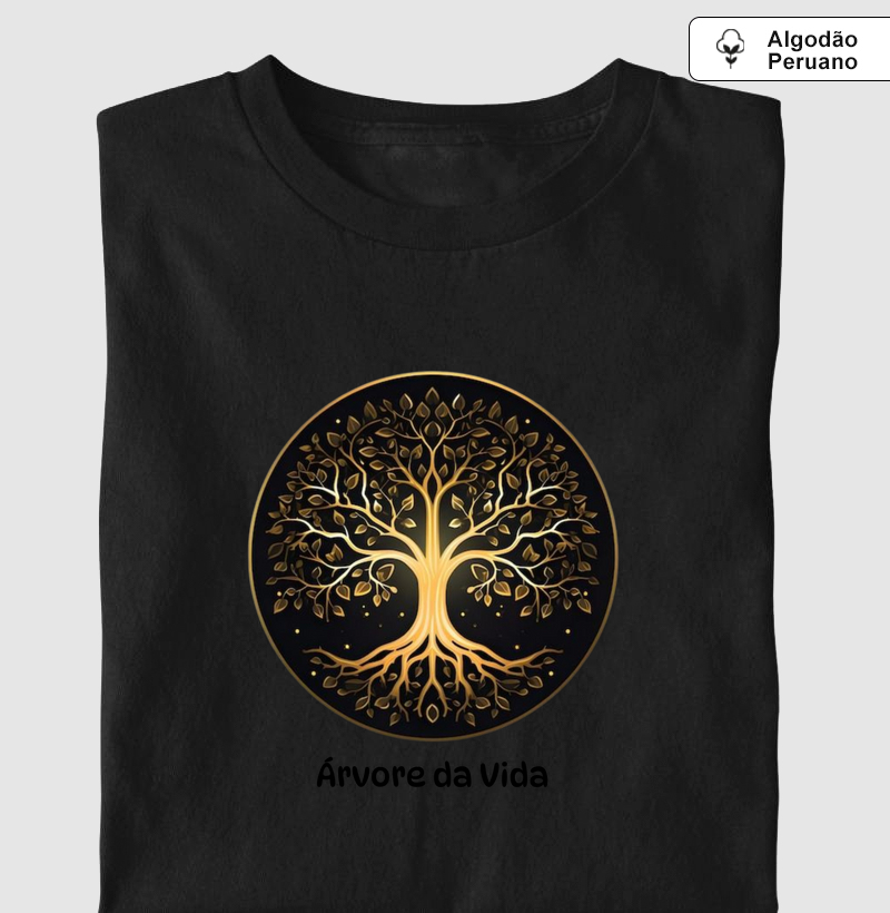 Camisa Algodão Peruano Árvore da Vida