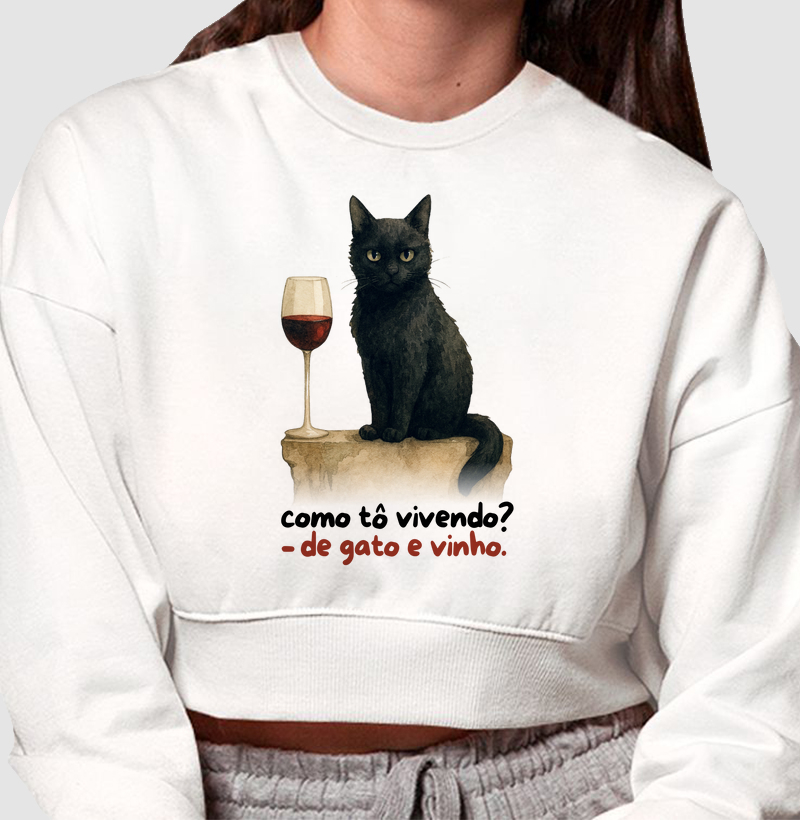 Vivendo de gato e vinho