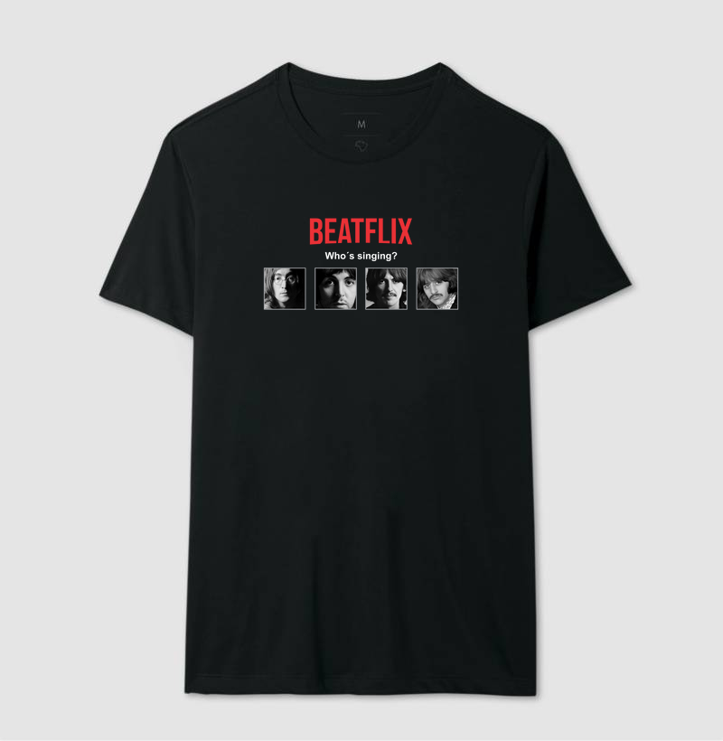Camiseta Beatflix by Riverside Ink.