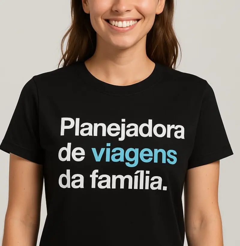 Planejadora de viagens da família