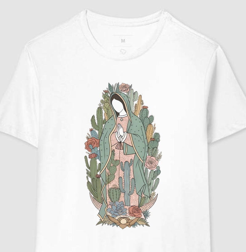 Nossa Senhora de Guadalupe Cactos e Rosas