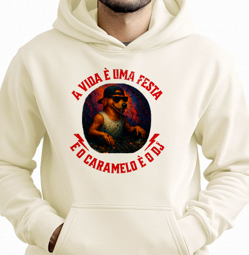 Hoodie Moletom Caramelo DJ