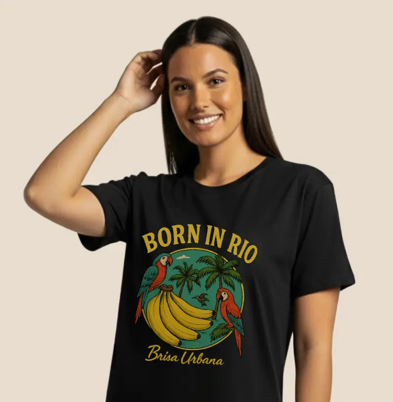 Camiseta Born in Rio