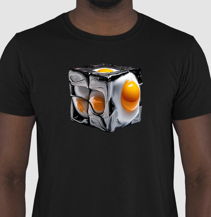 camiseta cubo magico