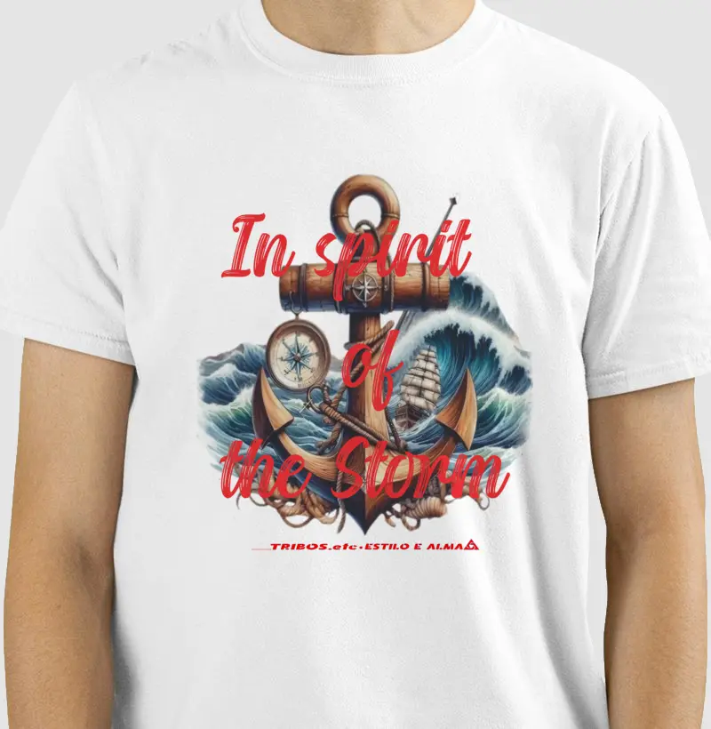 CAMISETA RESERVA.INK MASCULINA E FEMININA TRIBOS.etc NAUTICA IN SPIRIT OF THE STORM