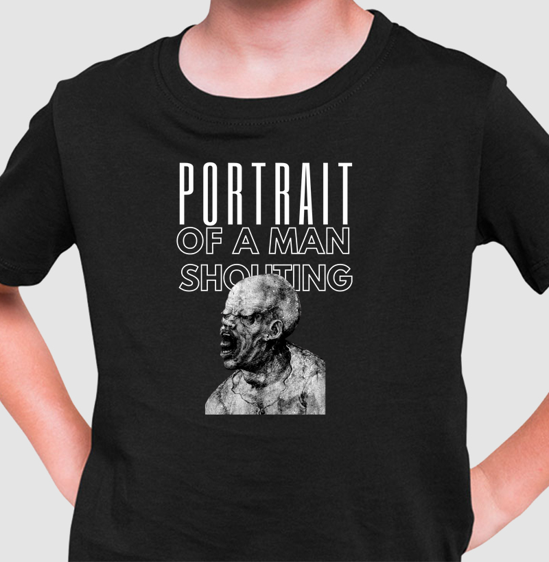 Portrait of a Man Shouting (1500) - Leonardo da Vinci