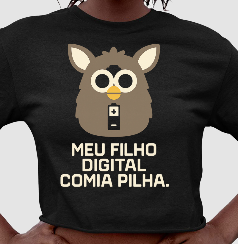 Meu filho digital comia pilha