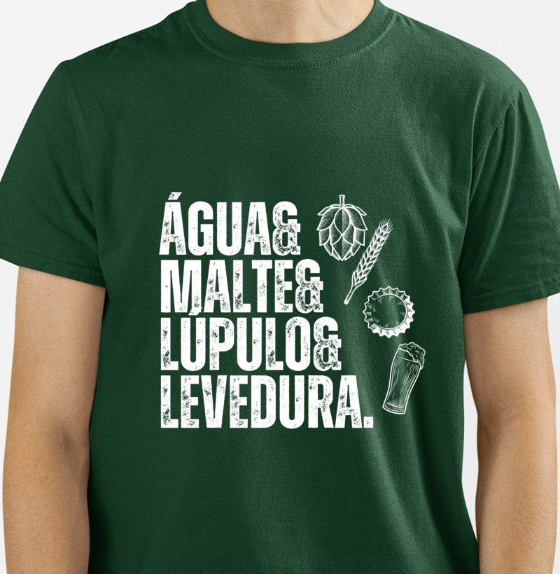 Camiseta Água e Lupulo