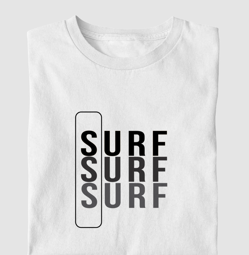 CAMISETA BRANCA 3X SURF DEGRADE