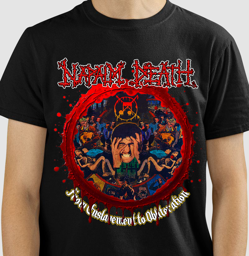 NAPALM DEATH - Camiseta exclusiva