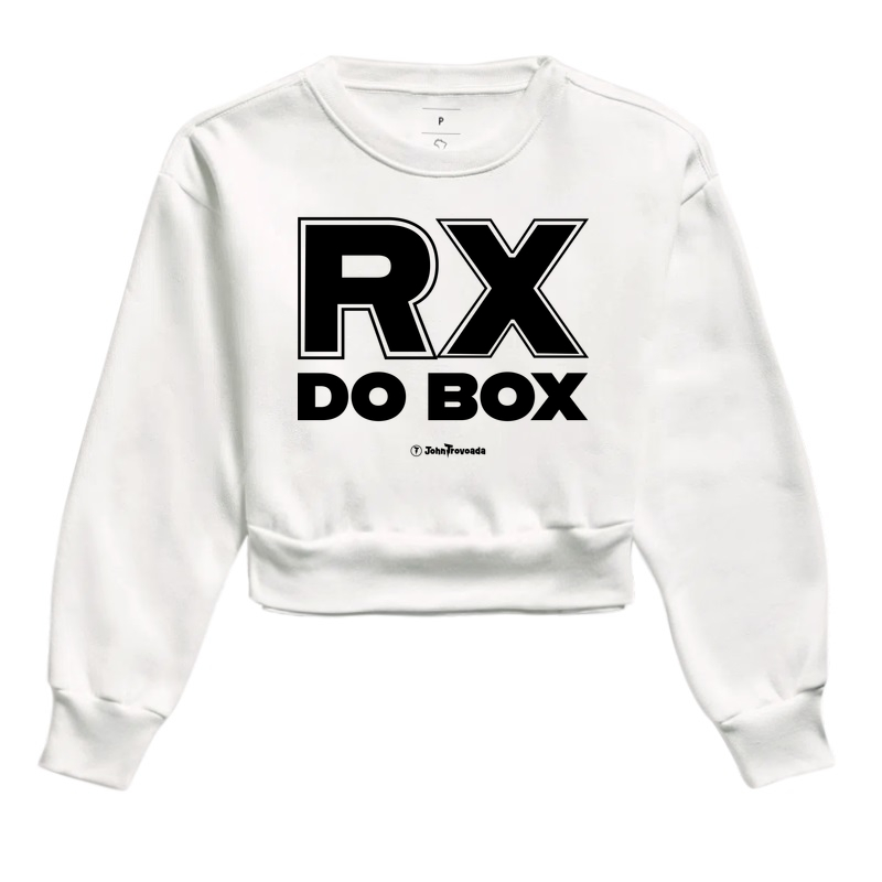 Cropped moletom RX do box 