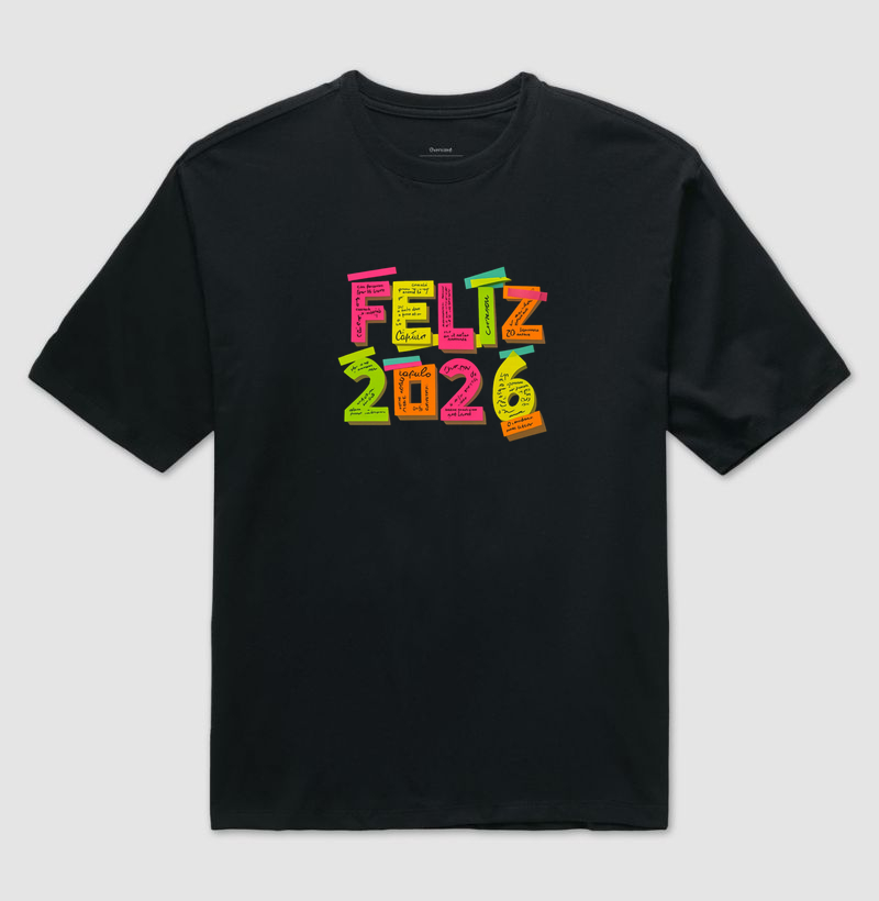Feliz 2026 com post its