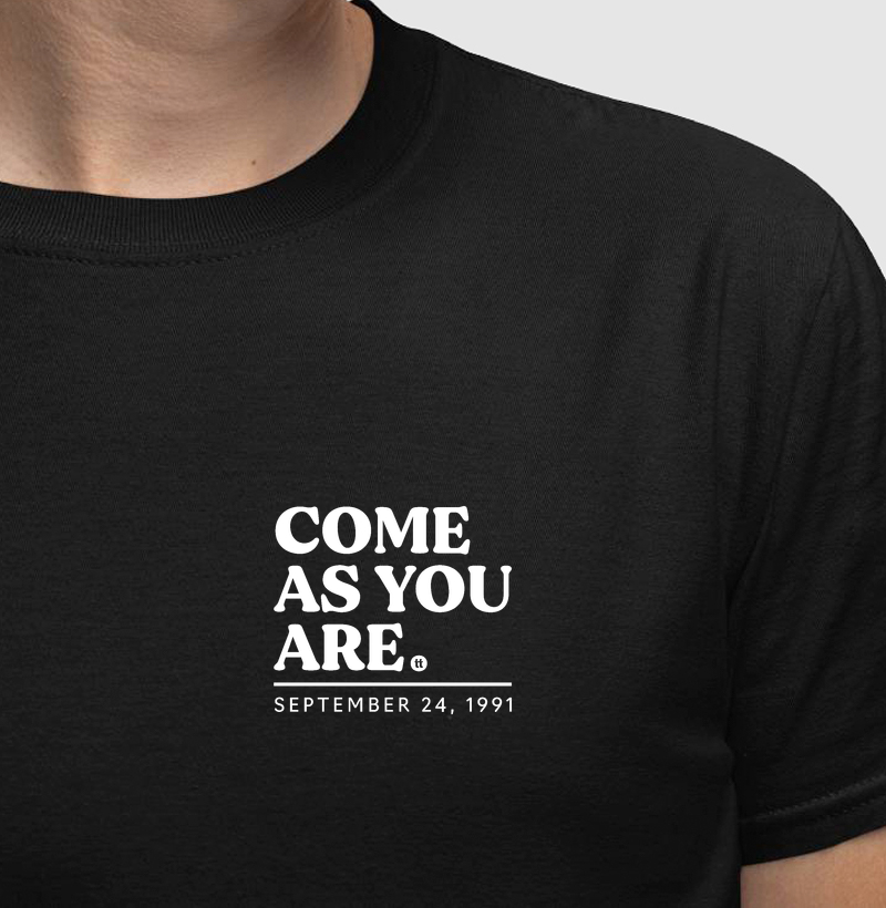 Camiseta Come As You Are | Entre Linhas