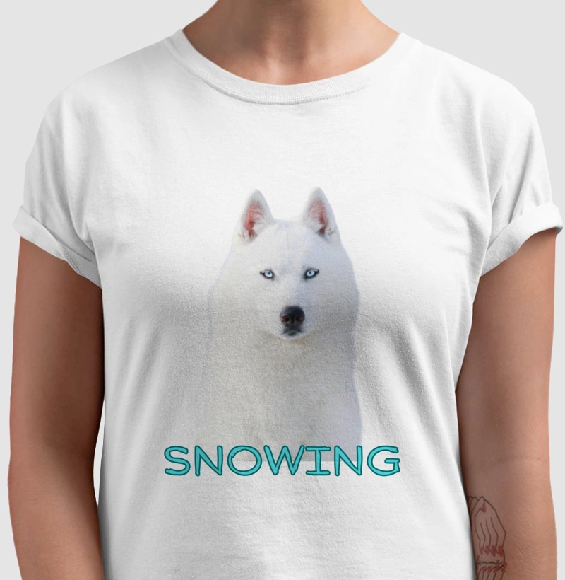 Snowing