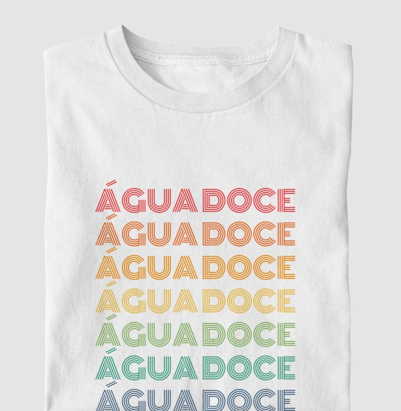 Água Doce Letreiro Retrô